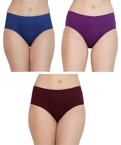 Stylish Solid Brief For Women Pack Of 3