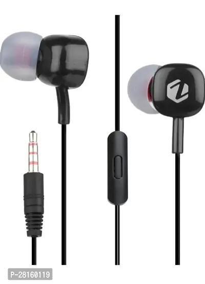 Elegant Black In-Ear Wired Earphones-thumb0