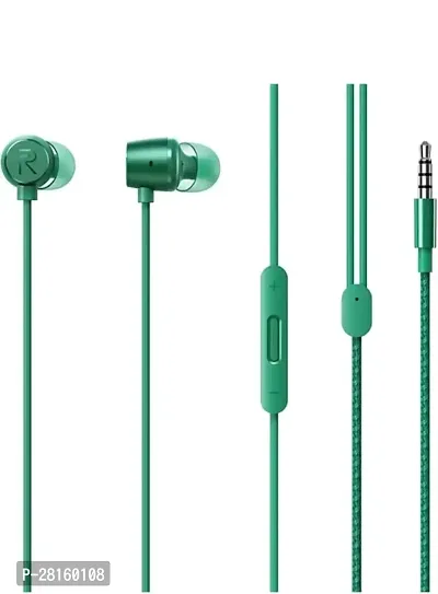 Elegant Green In-Ear Wired Earphones
