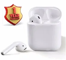i12-TWS Bluetooth 5.0 Earphone True Wireless Sports Touch Earbuds with Noise Cancellation Low Latency - White-thumb4