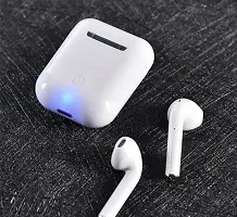 i12 Tws 5.0 Earphones Wireless Bluetooth latest Headset With Charging Box M303 Bluetooth Headset  (White, True Wireless)-thumb2