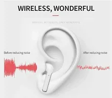 TWS Bluetooth 5.0 Mini 3D Stereo Noise Reduction Anti-Slip Sports (i12-24) Bluetooth Headset  (White, True Wireless)-thumb4