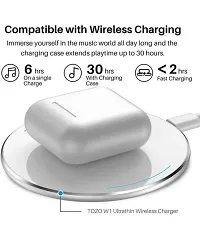 i-12 Earpods Bluetooth Wireless Earbuds Headset l Charging Case | Airdops Bluetooth Headset  (White, True Wireless)-thumb3