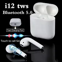 i12 tws earpods Bluetooth Headset_15 Bluetooth Headset  (White, In the Ear)-thumb1