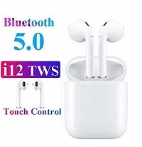 i12 tws earpods Bluetooth Headset_16 Bluetooth Headset  (White, In the Ear)-thumb4