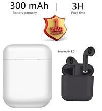 i12 tws earpods Bluetooth Headset_01 Bluetooth Headset  (White, In the Ear)-thumb1