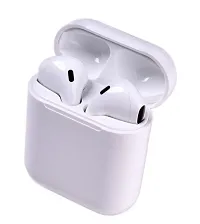 i12 tws earpods Bluetooth Headset_01 Bluetooth Headset  (White, In the Ear)-thumb2