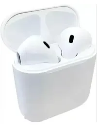 I12 TWS Audio Earpods Wireless Earbuds with 40H Playtime With In-Built Mic T-42 Bluetooth Headset  (White, True Wireless)-thumb2