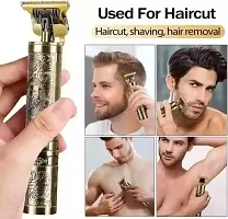 Hair Trimmer For Men Buddha Style Trimmer, Professional Hair Clipper, Adjustable Blade Clipper, Shaver For Men, Retro Oil Head Close Cut Trimming Machine, 1200 mah battery (DRAGON)-thumb1