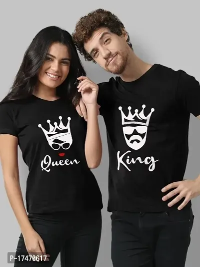 Queen King Couple T-Shirt - Men -XL / Women -XL-thumb0