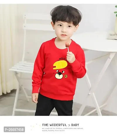 Classic Fleece Printed Sweatshirt for Kids Unisex-thumb3