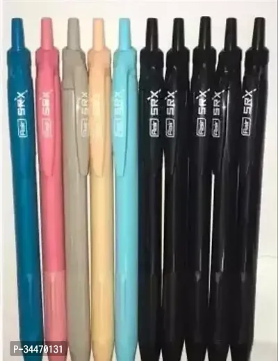 Flair Marathon Blue Ink Ball Pen ( Pack of 10 ) - Double Writing Length with Jumbo Refill