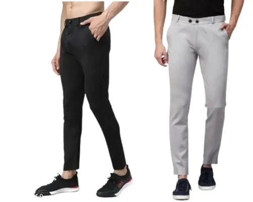 Buy LOUIS PHILIPPE SPORTS Mens Comfortable Tapered Fit Solid Formal Trousers   Shoppers Stop