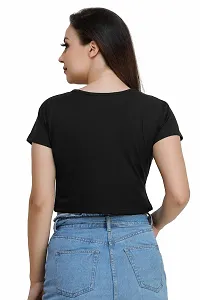 Round Neck Slim Fit Crop top for women-thumb2