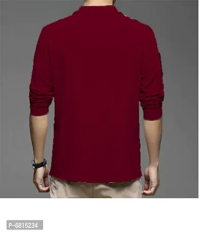 Multicoloured Polyester Tshirt For Men-thumb2