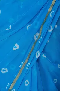 LIME Women's Chanderi Pure Chiffon Saree With Blouse Piece (56-yellow-saree_Sky Blue)-thumb3