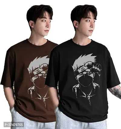 Stylish Cotton Oversized T-Shirt for Men Pack of 2