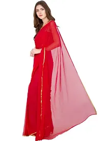 Clafoutis women plane chiffon saree-thumb3