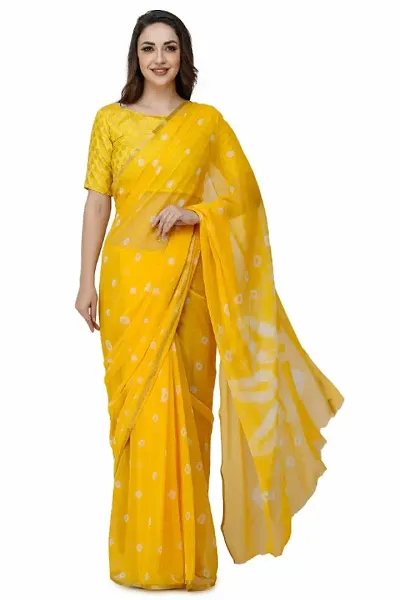 Clafoutis Women's chiffon saree