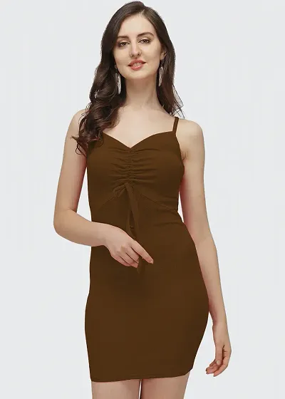 Sleeveless Knee Length Dress