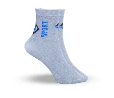 Trendy Summer Cotton Socks For Man and Women Ankle lenth socks low cut socks loafers socks for boys and girls. Pack of 6-thumb3