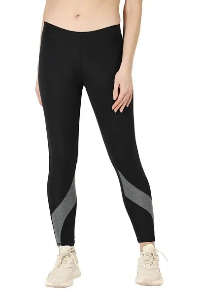 Ndless Sports Polyester & Lycra Yoga Pant/Legging for Women-Fitness Exercise, Running, Gym, Cycling, Zoomba & Dance