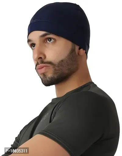 NDLESS SPORTS Helmet Liner Skull Cap For Mens (Blue)-thumb2