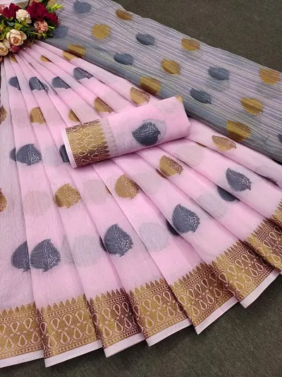 New Stylish Soft Cotton Silk Saree for Traditional and Wedding