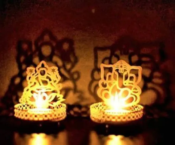 Ganesha T Light Candle Holder