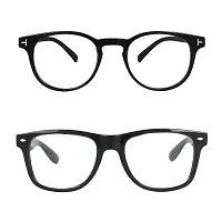Alvia Combo of 2 Sunglasses For Men and Women Vol-2 (Black-Black Dc)-thumb1