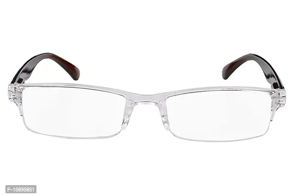 Alvia Optical Premium Reading Glasses For Men And Women Reading Power Glasses For Men  Women Brown White (1.00) Vol-3-thumb2