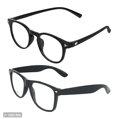 Alvia Combo of 2 Sunglasses For Men and Women Vol-2 (Black-Black Dc)-thumb4