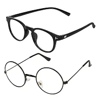 Alvia Combo of 2 Sunglasses For Men and Women Vol-2 (Black,Black)-thumb3