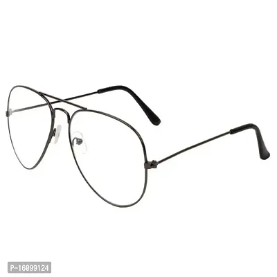 Alvia Optical Frame For Men and Women Vol-1 (Black-Clear)-thumb2