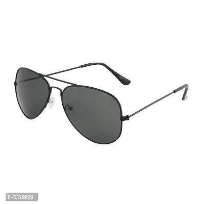 Alvia Black Aviator Sunglasses-thumb0