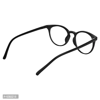 Black Round Unisex Eyewear Frame