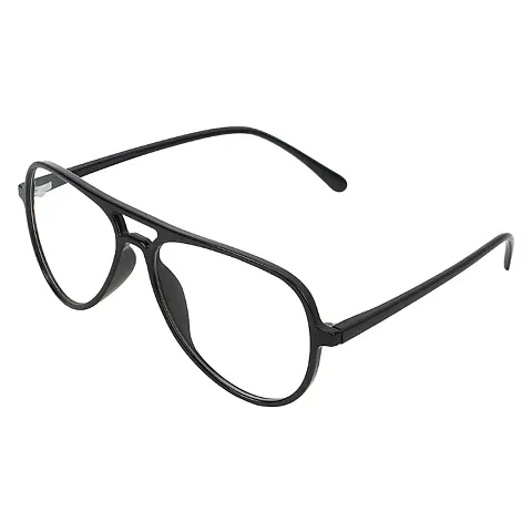Stylish Black Aviator Unisex Eyewear Frames