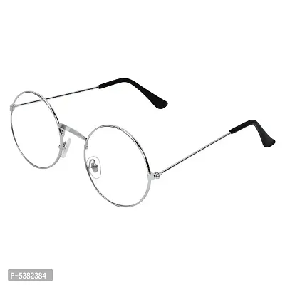 Silver Round Unisex Eyewear Frame-thumb0