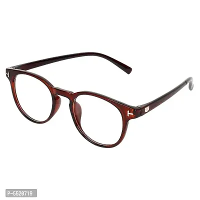 Brown Round Unisex Eyewear Frame-thumb0