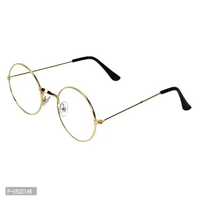 Golden Round Unisex Eyewear Frame