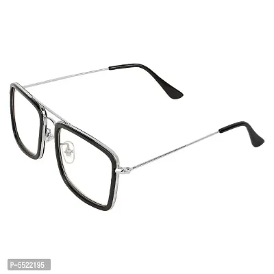 Alvia Black Rectangle Unisex Eyewear Frame 62-thumb0