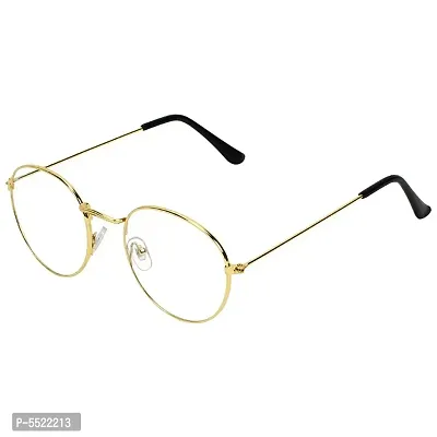 Golden Round Unisex Eyewear Frame
