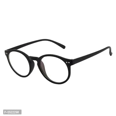 Black Round Unisex Eyewear Frame-thumb0