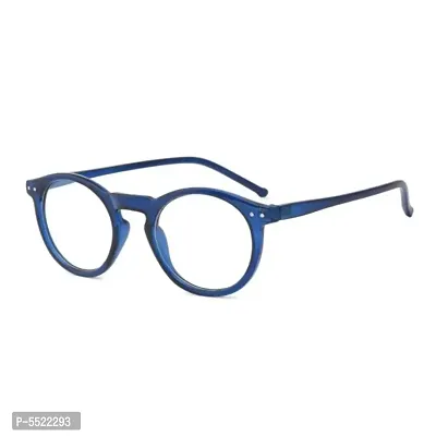 Blue Round Unisex Eyewear Frame