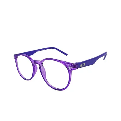 Alvia Purple Round Unisex Kids Eyewear Frame 11
