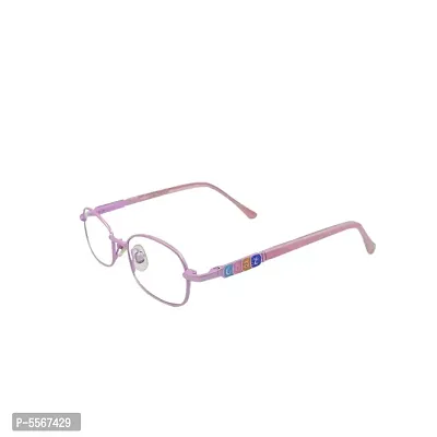 Alvia Pink Rectangle Unisex Kids Eyewear Frame 14-thumb0