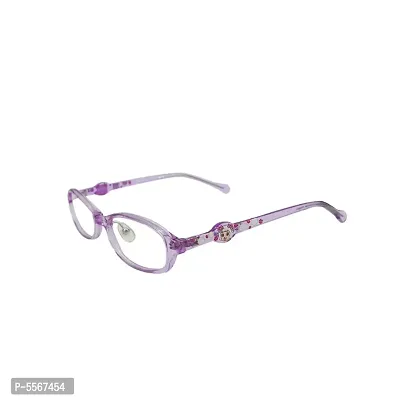 Alvia Purple Rectangle Unisex Kids Eyewear Frame 16-thumb0