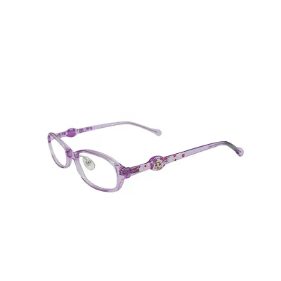 Alvia Purple Rectangle Unisex Kids Eyewear Frame 16