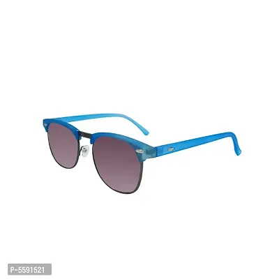 Stylish Black  Blue Unisex Sunglasses