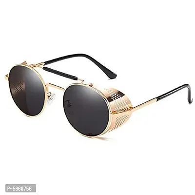 Buy SHOPFRILL Black Lens Round Stylish Sunglass, Inspired from Arjun Reddy  Sunglasses for Men & Boys at Amazon.in